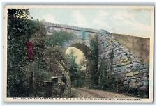 1910 Arch Eastern Entrance North Church Street Naugatuck Connecticut CT Postcard picture
