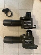 2 WWII anti aircraft direction finder elbow telescopes M75C picture