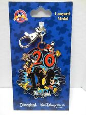 New Disney Lanyard Medal Dated 2010 Mickey Minnie Pluto Goofy Buzz Woody Pin picture