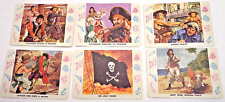 6pc.  1958 CARDO PIRATES TRADING CARDS -  picture