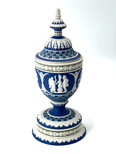 Wedgwood Rare Masterpiece Series Tri-Color Jasperware Diced Athena Vase #42of200 picture