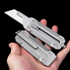 Titanium Alloy Pocket Utility Knife Broken Window Outdoor Survival EDC Tool picture