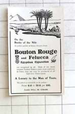 1908 Luxury Egyptian Cigarettes Bouton Rouge And Felucca picture
