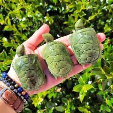 Nephrite Jade Turtle Crystal Carving Hand Carved Figurine Home Garden Decor Gift picture