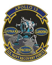 Apollo 13 NASA US Navy space Pacific recovery force ship patch picture