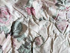 VINTAGE 80s 90s Victorian Style Ruffle Kellwood Comforter 100% Cotton 78”x90” picture