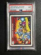 1990 MARVEL UNIVERSE #102 FALL OF THE MUTANTS PSA 9 picture