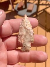 colorful heat treated Tishimingo gravel stemmed dart projectile point picture