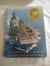 USS Nassau (LHA-4) 1987 Deployment Cruise Book, Landing Force Sixth Fleet picture