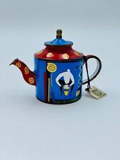 Miniature Enamel Teapot From Charlotte di Vita - The Drummer By Clementson picture