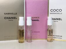 3 pc. Lot CHANEL Perfumes SAMPLES GABRIELLE, MADEMOISELLE, CHANCE 0.05 oz/1.5 ml picture
