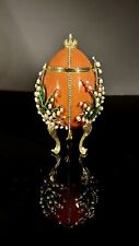 RARE VIVIAN ALEXANDER FABERGE EGG PURSE MINIAUDIERE LILY OF VALLEY #49/100 picture