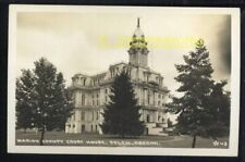 Rppc Marion County Courthouse Salem Or Oregon Old Cars Big Clocks Court House picture