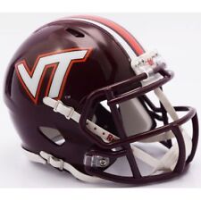 Virginia Tech Hokies NCAA Riddell SPEED Authentic MINI Football Helmet New in picture
