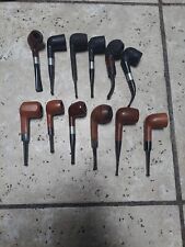 Lot of 12 antique tobacco smoking pipes from Italy, France and England. picture