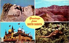 1967, Greetings from SOUTH DAKOTA Chrome Postcard - Curt Teich picture