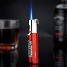 Strip Torch Jet Lighter Windproof Gas Metal Inflatable Butane Cigarette Lighters picture
