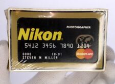 Nikon Camera Gemaco Playing Card Deck, Mastercard Promo, c. 1991 picture