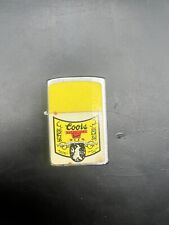 Vintage Coors Extra Dry Beer Chrome Wind Proof Lighter K Korea picture