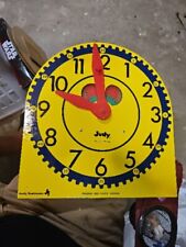 Original Vintage Judy Clock 13.5 Inch X 13 picture