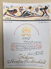 The 1957 Chateau Mouton Rothschild (Specimen) - Label By: Andre Masson picture