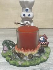 Danbury Mint Pillsbury Doughboy Figurine with Candle Gone Camping picture