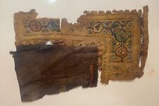 rare ancient Egyptian 4th 9th century tunic coptic linen fragment Louvre museum; picture