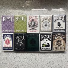Bicycle Playing Cards - 10 Deck Mixed Lot - All New Sealed picture