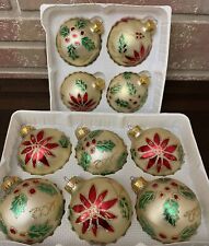 Vintage Christmas By Krebs 10 Glass Ornaments picture