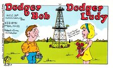 Dodger Bob & Dodger Lady KII-8751 Hutchinson KS Booking Agent QSL Radio Card picture