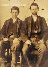 Old West Photo/Outlaws Gunslingers BOB FORD & JESSE JAMES/4x6 Sepia Photo Rprnt. picture