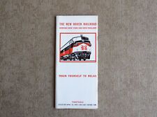 NYNH&H NEW HAVEN  RAILROAD TIMETABLE SCHEDULE APRIL 24  1966 NEW OLD STOCK #x8 picture