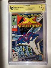 X-FACTOR #24 *CBCS 9.4*Verified SIGNED by Walt & Louise Simonson * 1st Archangel picture