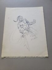 Al Milgrom Original Art Sketch Signed Drawing 1970's Marvel DC Comic Book Art picture