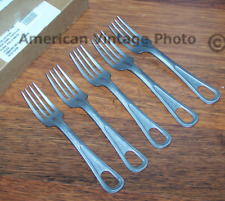 5 Mess Fork NOS Stainless Eating Utensil Silverware Vietnam Army Military USMC picture