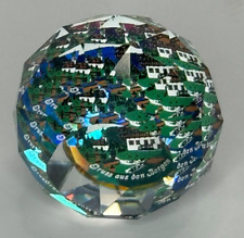 Swarovski Round Crystal Souvenir Paperweight Gift Collection Mom Dad Granny Home picture
