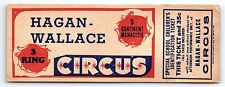 VINTAGE WALLACE BROS. CIRCUS 3-RING SCHOOL STUDENT PROMO TICKET STUB P5066 picture