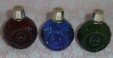 Vintage Avon Christmas Bottles Cologne Ornament Shaped (Empty) Lot picture