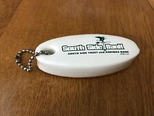 VINTAGE SOUTH SIDE BANK ADVERTISING FLOATING KEYCHAIN BOATING PEORIA IL picture