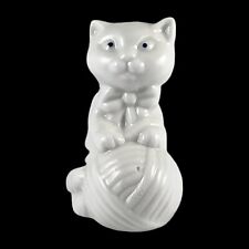 White Cat Bell Figurine 3.5