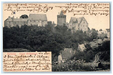 1903 Mildenstein Castle Leisnig Saxony Germany Posted Antique Postcard picture
