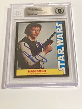 Harrison Ford 1977 Star Wars Wonder Bread Autograph Card Auto Beckett Rookie #4 picture