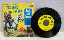 1977 THE LONE RANGER 24-pg Book & 45 Vinyl Record Peter Pan Records #1998 picture