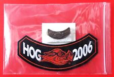 2006 Harley Owners Group HOG Rocker Patch and Vest Pin New picture