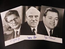 Germany Politician 5 Signed Autograph Card Postcard Lot German UK Europe Sign PC picture