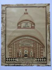 India Vintage Print KALI TARAKESHWAR TEMPLE Chorebagan Calcutta 8in x 10in picture