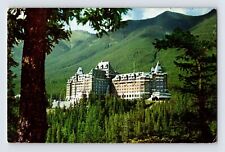 Postcard Banff Canada Springs Hotel Rocky Mountain 1960s Unposted Chrome picture