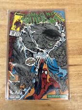 Amazing Spider-Man #328 Todd McFarlane Cover Newsstand Edition 1990 VS Hulk FN+ picture