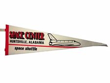 Vintage Huntsville Alabama Space Center Space Shuttle Pennant Flag picture