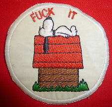 Patch - SNOOPY SAYS - US SPECIAL FORCES - MACV-SOG - USSF - Vietnam War - M.94 picture